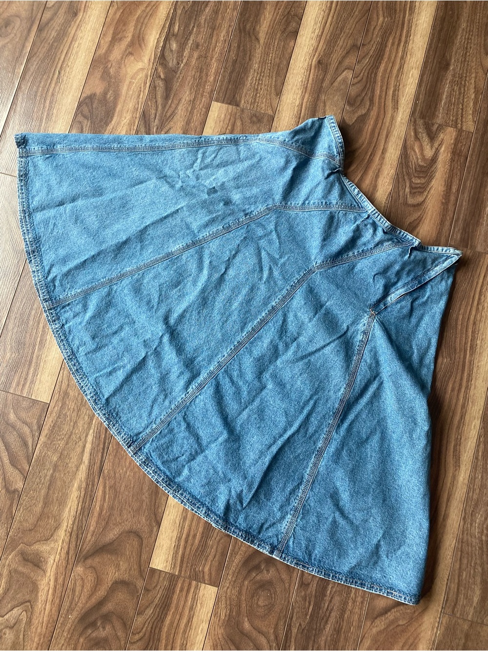 Jessica Sport Denim A-Line Skirt